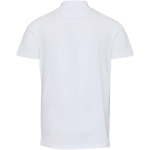 Unisex-Kurzarm-Poloshirt aus zertifizierter Bio-Baumwolle, 180 g/m², Elevate farbe weiß zweite Rückansicht