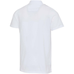 Unisex-Kurzarm-Poloshirt aus zertifizierter Bio-Baumwolle, 180 g/m², Elevate farbe weiß dritte Rückansicht
