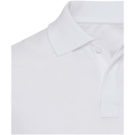 Unisex-Kurzarm-Poloshirt aus zertifizierter Bio-Baumwolle, 180 g/m², Elevate farbe weiß Detailansicht 1