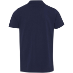 Unisex-Kurzarm-Poloshirt aus zertifizierter Bio-Baumwolle, 180 g/m², Elevate farbe marineblau zweite Rückansicht