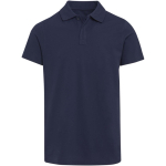 Unisex-Kurzarm-Poloshirt aus zertifizierter Bio-Baumwolle, 180 g/m², Elevate farbe marineblau Detailansicht 1