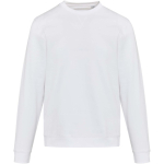 Unisex-Sweatshirt mit Rundhalsausschnitt und angerauter Innenseite, 280 g/m², Elevate farbe weiß zweite Vorderansicht