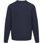 Unisex-Sweatshirt mit Rundhalsausschnitt und angerauter Innenseite, 280 g/m², Elevate farbe marineblau zweite Rückansicht