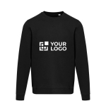 Unisex-Sweatshirt mit Rundhalsausschnitt und angerauter Innenseite, 280 g/m², Elevate Ansicht mit Druckbereich