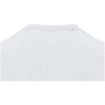 Unisex-T-Shirt mit V-Ausschnitt aus Bio-Baumwolle und Elasthan, 200 g/m², Elevate farbe weiß zweite Ansicht