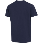 Unisex-T-Shirt mit V-Ausschnitt aus Bio-Baumwolle und Elasthan, 200 g/m², Elevate farbe marineblau dritte Rückansicht