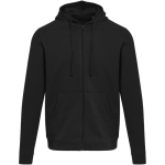 Unisex-Kapuzenpullover mit angerauter Innenseite, 280 g/m², Elevate farbe schwarz zweite Vorderansicht