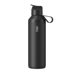 Thermoflasche aus recyceltem Edelstahl mit Trinkhalm, 710 ml, Ocean Bottle farbe schwarz