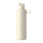 Thermoflasche aus recyceltem Edelstahl mit Trinkhalm, 710 ml, Ocean Bottle farbe sandbraun