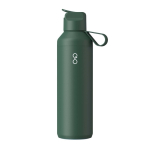 Thermoflasche aus recyceltem Edelstahl mit Trinkhalm, 710 ml, Ocean Bottle farbe dunkelgrün