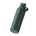 Thermoflasche aus recyceltem Edelstahl mit Trinkhalm, 710 ml, Ocean Bottle farbe dunkelgrün dritte Ansicht