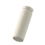 Thermobecher mit auslaufsicherem 360°-Deckel, 590 ml, Ocean Bottle farbe sandbraun dritte Ansicht