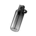 Transparente Trinkflasche mit Strohhalm und Klappdeckel, 710 ml, Ocean Bottle farbe schwarz dritte Ansicht