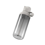 Transparente Trinkflasche mit Strohhalm und Klappdeckel, 710 ml, Ocean Bottle farbe hellgrau dritte Ansicht