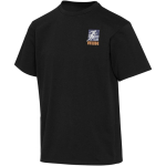 Oversize-T-Shirt aus Bio-Baumwolle, 260 g/m², Elevate farbe schwarz Ansicht mit Siebdruck