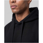 Oversize-Kapuzenpullover aus Bio-Baumwolle, 280 g/m², Elevate farbe schwarz Detailansicht 1