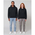 Oversize-Kapuzenpullover aus Bio-Baumwolle, 280 g/m², Elevate farbe schwarz Lifestyle-Bild