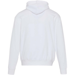 Oversize-Kapuzenpullover aus Bio-Baumwolle, 280 g/m², Elevate farbe weiß zweite Rückansicht