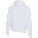 Oversize-Kapuzenpullover aus Bio-Baumwolle, 280 g/m², Elevate farbe weiß dritte Rückansicht