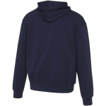 Oversize-Kapuzenpullover aus Bio-Baumwolle, 280 g/m², Elevate farbe marineblau dritte Rückansicht