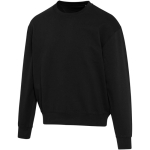 Oversize-Sweatshirt mit Rundhalsausschnitt aus Bio-Baumwolle, 280 g/m², Elevate farbe schwarz
