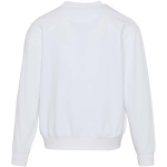 Oversize-Sweatshirt mit Rundhalsausschnitt aus Bio-Baumwolle, 280 g/m², Elevate farbe weiß zweite Rückansicht