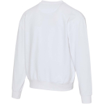 Oversize-Sweatshirt mit Rundhalsausschnitt aus Bio-Baumwolle, 280 g/m², Elevate farbe weiß dritte Rückansicht