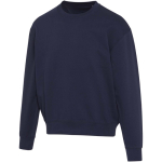 Oversize-Sweatshirt mit Rundhalsausschnitt aus Bio-Baumwolle, 280 g/m², Elevate farbe marineblau