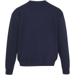Oversize-Sweatshirt mit Rundhalsausschnitt aus Bio-Baumwolle, 280 g/m², Elevate farbe marineblau zweite Rückansicht