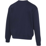 Oversize-Sweatshirt mit Rundhalsausschnitt aus Bio-Baumwolle, 280 g/m², Elevate farbe marineblau dritte Rückansicht