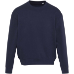Oversize-Sweatshirt mit Rundhalsausschnitt aus Bio-Baumwolle, 280 g/m², Elevate farbe marineblau zweite Vorderansicht