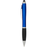 Drehkugelschreiber mit Touchpen und weicher Griffzone, blaue Tinte farbe köngisblau Seitenansicht