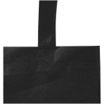 Mini-Tragetasche aus recyceltem Vliesstoff, ultraschallverschweißt, 3 l farbe schwarz Detailansicht 1