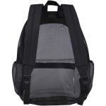 Transparenter Rucksack aus recyceltem Netzgewebe mit Fronttasche, 18 l farbe schwarz zweite Rückansicht