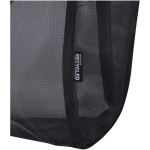 Transparente Tragetasche aus recyceltem Netzgewebe mit Reißverschluss, 23 l farbe schwarz Detailansicht 1