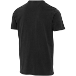 Herren-T-Shirt mit kurzen Ärmeln aus ringgesponnener Baumwolle, 160 g/m², Elevate farbe schwarz dritte Rückansicht