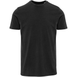 Herren-T-Shirt mit kurzen Ärmeln aus ringgesponnener Baumwolle, 160 g/m², Elevate farbe schwarz zweite Vorderansicht