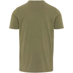 Herren-T-Shirt mit kurzen Ärmeln aus ringgesponnener Baumwolle, 160 g/m², Elevate farbe dunkelgrün zweite Rückansicht