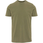 Herren-T-Shirt mit kurzen Ärmeln aus ringgesponnener Baumwolle, 160 g/m², Elevate farbe dunkelgrün zweite Vorderansicht