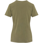 Damen-T-Shirt mit kurzen Ärmeln aus ringgesponnener Baumwolle, 160 g/m², Elevate farbe dunkelgrün zweite Rückansicht
