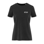 Damen-T-Shirt mit kurzen Ärmeln aus ringgesponnener Baumwolle, 160 g/m², Elevate Ansicht mit Druckbereich
