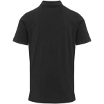 Herren-Poloshirt mit kurzen Ärmeln aus vorgewaschenem Piqué, 200 g/m², Elevate farbe schwarz zweite Rückansicht