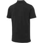 Herren-Poloshirt mit kurzen Ärmeln aus vorgewaschenem Piqué, 200 g/m², Elevate farbe schwarz dritte Rückansicht