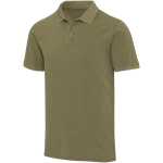 Herren-Poloshirt mit kurzen Ärmeln aus vorgewaschenem Piqué, 200 g/m², Elevate farbe dunkelgrün