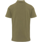Herren-Poloshirt mit kurzen Ärmeln aus vorgewaschenem Piqué, 200 g/m², Elevate farbe dunkelgrün zweite Rückansicht