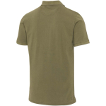 Herren-Poloshirt mit kurzen Ärmeln aus vorgewaschenem Piqué, 200 g/m², Elevate farbe dunkelgrün dritte Rückansicht