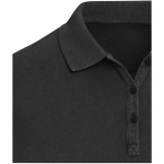 Damen-Poloshirt mit kurzen Ärmeln aus vorgewaschenem und vorgeschrumpftem Piqué, 200 g/m², Elevate farbe schwarz Detailansicht 1