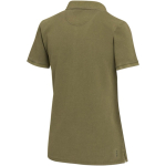 Damen-Poloshirt mit kurzen Ärmeln aus vorgewaschenem und vorgeschrumpftem Piqué, 200 g/m², Elevate farbe dunkelgrün dritte Rückansicht