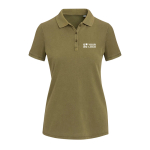 Damen-Poloshirt mit kurzen Ärmeln aus vorgewaschenem und vorgeschrumpftem Piqué, 200 g/m², Elevate Ansicht mit Druckbereich