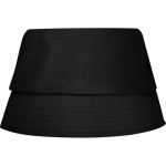 Leichter Polyesterhut mit Sonnenschutz, 130 g/m² farbe schwarz zweite Rückansicht